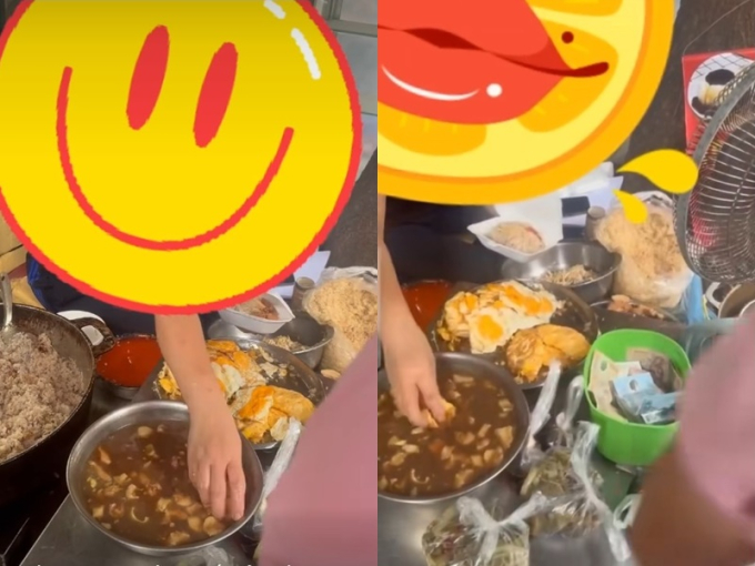 Chủ quán cơm rang ở Hải Phòng dùng tay bốc đồ ăn cho khách, khi được góp ý thì thách thức: "Muốn cả thế giới biết quán mất vệ sinh" - Ảnh 1