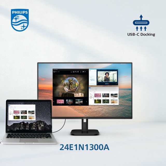 Màn hình Philips 24E1N1300A và 27E1N1300A: Trải nghiệm hình ảnh sắc nét, sống động - Ảnh 1