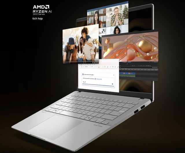 Laptop AI Vivobook S 14 thế hệ mới - mỏng nhẹ mạnh mẽ hàng đầu phân khúc - Ảnh 1