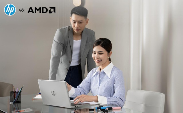 HP ProBook 445 G10: Laptop doanh nghiệp mạnh mẽ, bền bỉ, bảo mật vượt trội - Ảnh 3