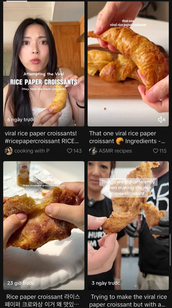 Cả thế giới phát sốt với trào lưu làm bánh Croissant bằng bánh tráng Việt Nam - Ảnh 5