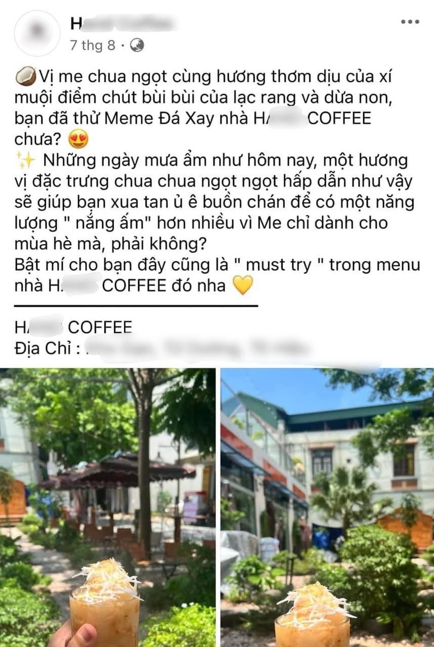 Thương hiệu cà phê nổi tiếng Hà Nội tố bị “copy paste” công thức nước lẫn bài đăng trên page - Ảnh 2