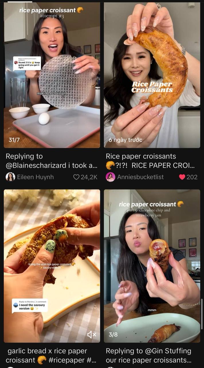 Cả thế giới phát sốt với trào lưu làm bánh Croissant bằng bánh tráng Việt Nam - Ảnh 6
