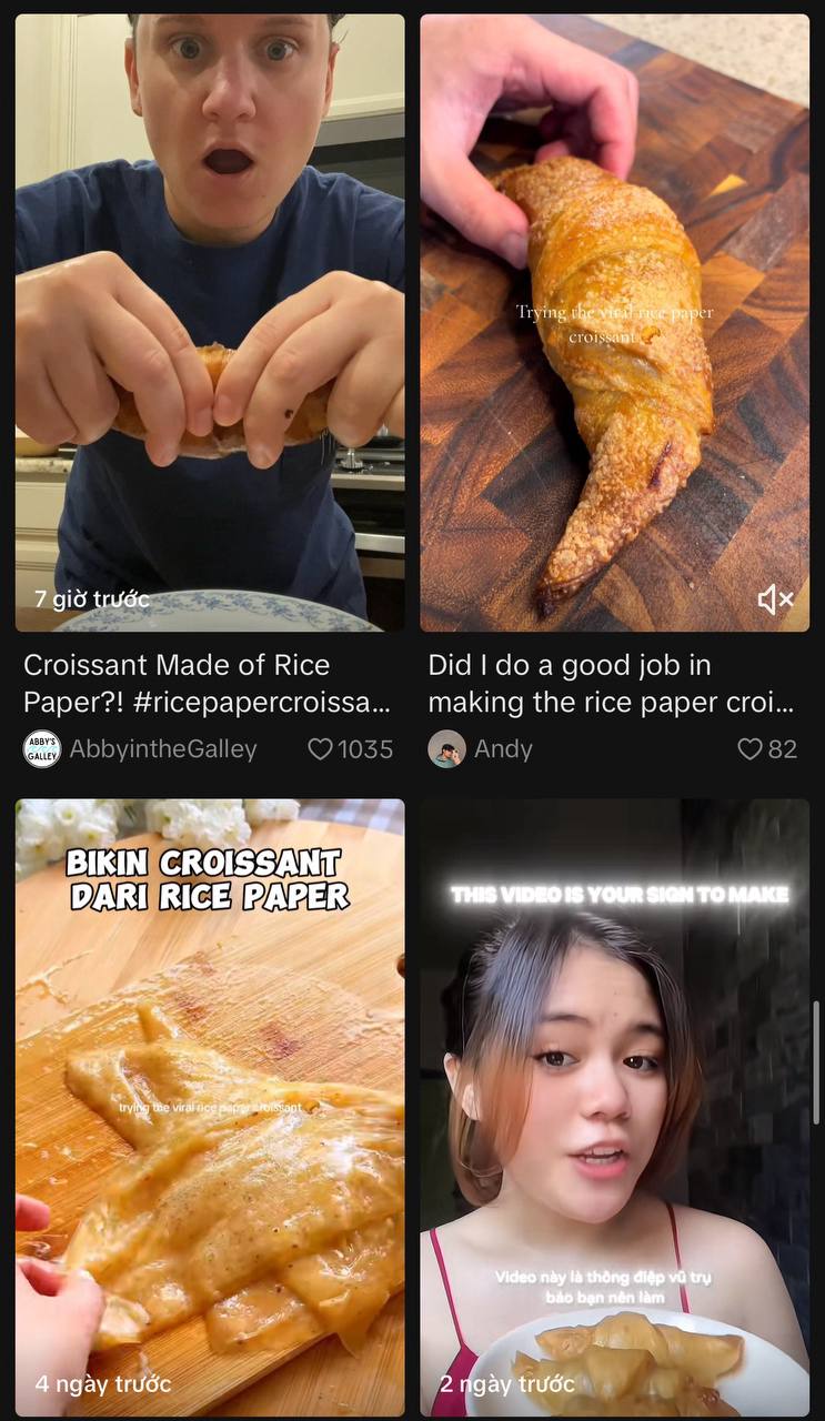 Cả thế giới phát sốt với trào lưu làm bánh Croissant bằng bánh tráng Việt Nam - Ảnh 4