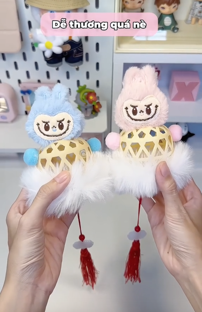 Lồng đèn LABUBU và bánh Trung thu trong veo: "Combo" đang trở thành trend gây sốt - Ảnh 4