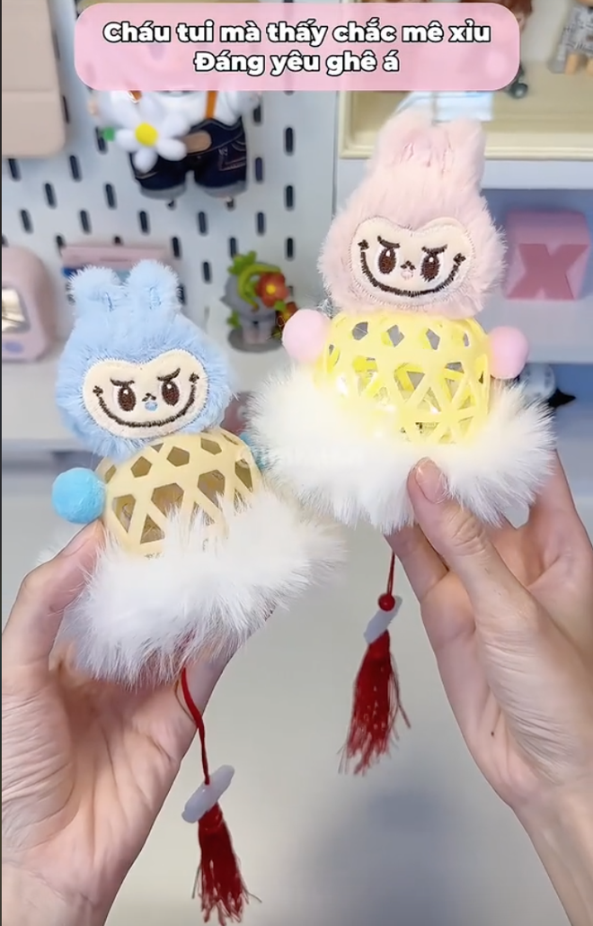 Lồng đèn LABUBU và bánh Trung thu trong veo: "Combo" đang trở thành trend gây sốt - Ảnh 5