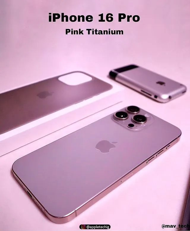 Tất cả đồn đoán trước đây đều sai: Màu Hồng mới nhất trên iPhone 16 Pro Max sẽ có diện mạo như thế này! - Ảnh 2