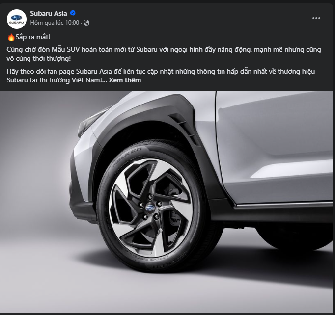 Subaru Crosstrek 2024 ra mắt Việt Nam tháng 10 tới: Giá dự kiến lên tới 1,1 tỷ đồng vì lý do này - Ảnh 2