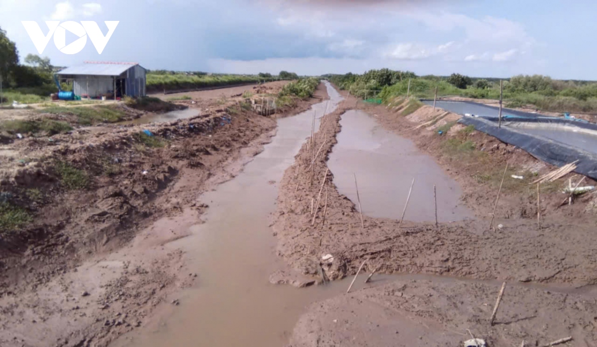 Diêm dân “kêu trời” vì không bán được muối khi giao thông thủy tắc nghẽn - Ảnh 1