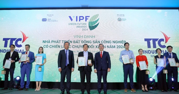 TTC IZ được vinh danh hạng mục Nhà phát triển Bất động sản Công nghiệp có chiến lược chuyển đổi xanh