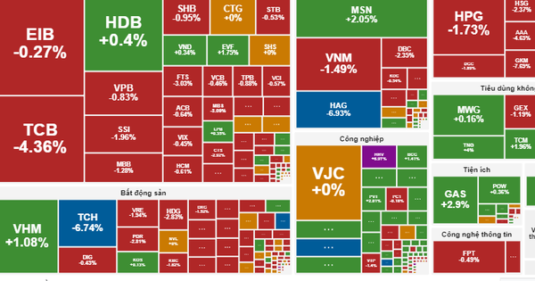 Khối ngoại giảm bán ròng, VN-Index về 1.208 điểm, nhiều cổ phiếu 'đổi màu' nhờ tin kết quả kinh doanh