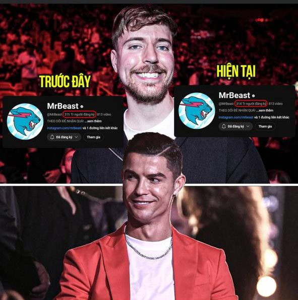 Làm điều "dại dột" với Ronaldo, YouTuber số một thế giới bị hàng triệu người bỏ theo dõi - Ảnh 3