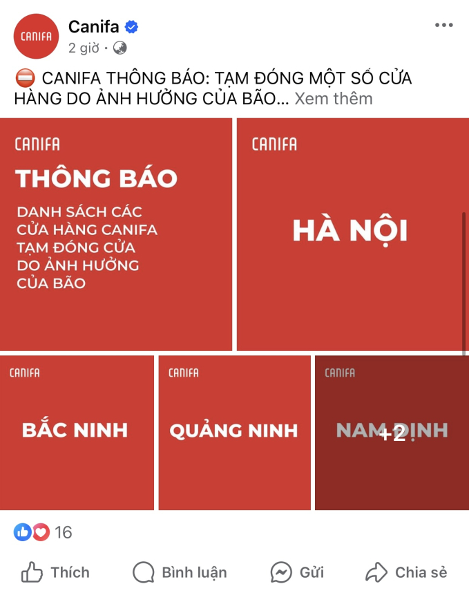 Một loạt cửa hàng tại Lotte Mall Tây Hồ và Aeon Mall Long Biên thông báo đóng cửa sớm vì ảnh hưởng của lũ lụt - Ảnh 5