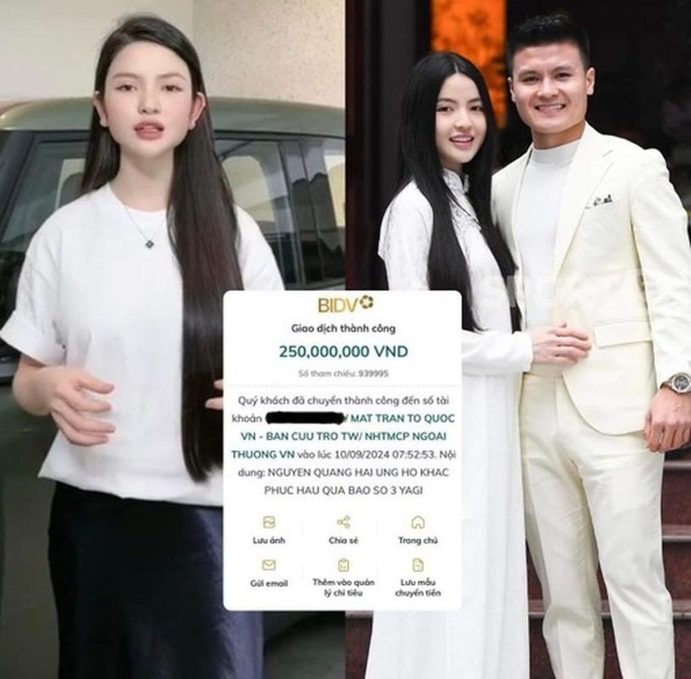 Bán xe VinFast ủng hộ đồng bào lũ lụt, Quang Hải, Chu Thanh Huyền đang đi xe gì? - Ảnh 1