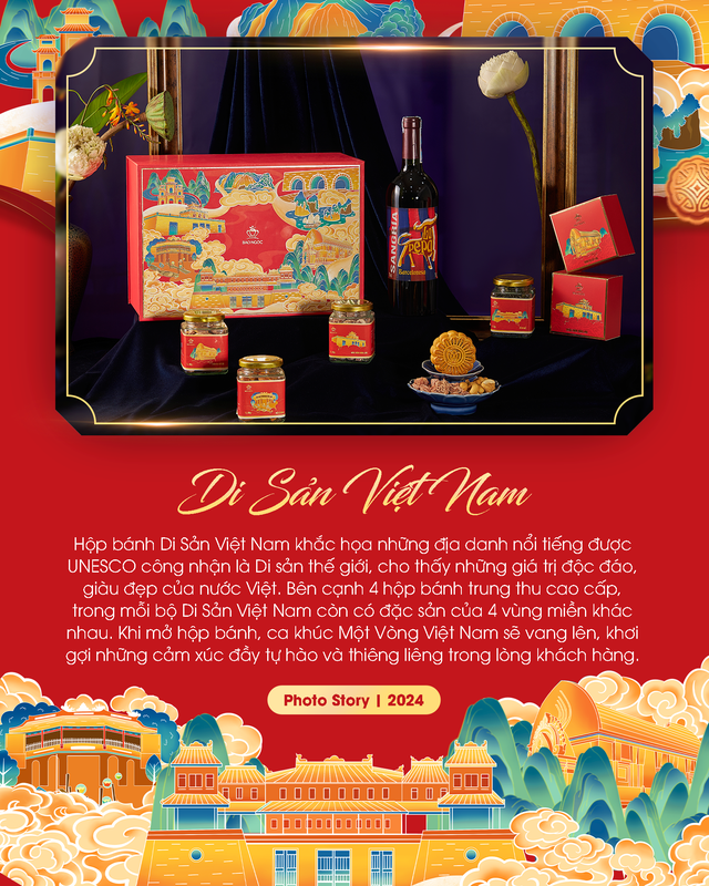 Ngắm trọn ‘Bản sắc Việt Nam’ trong BST bánh trung thu mới của Bảo Ngọc - Ảnh 6