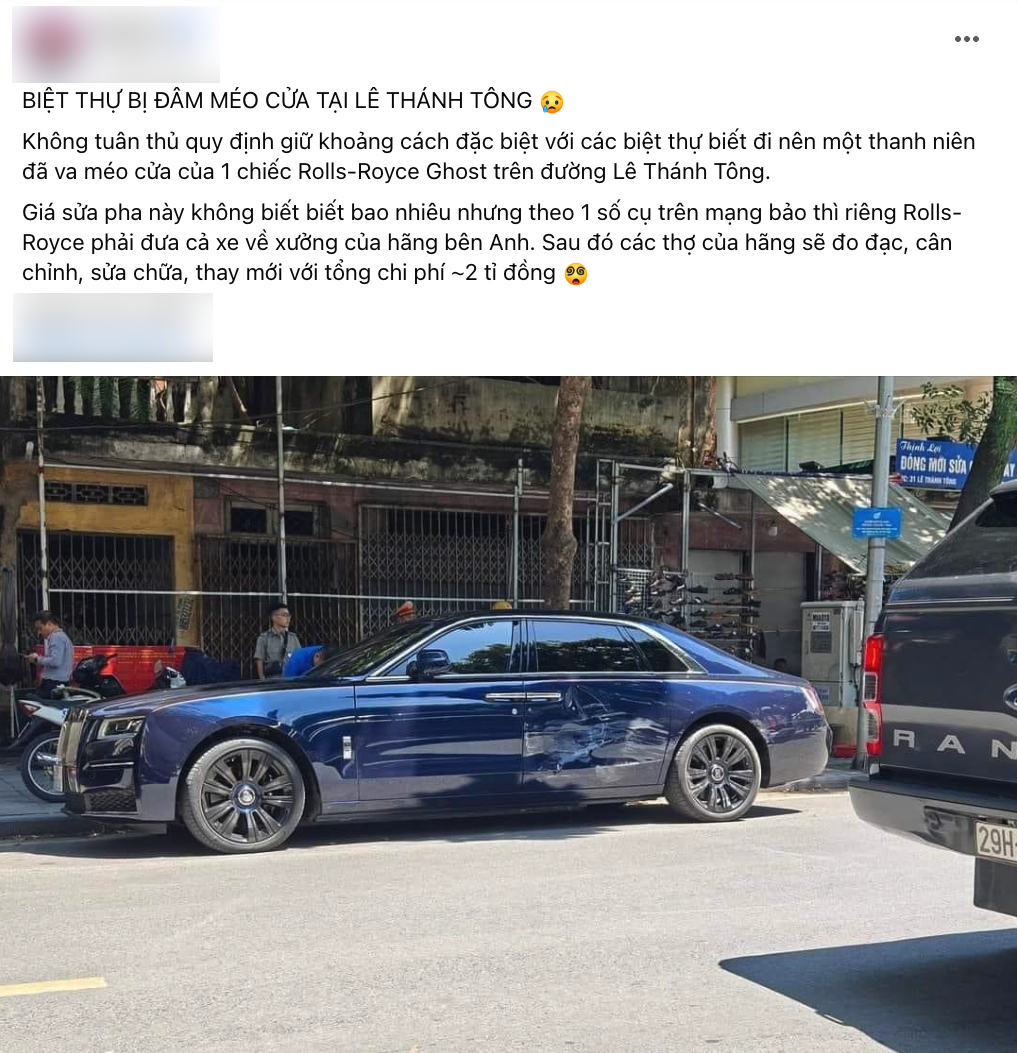Tranh cãi về chi phí thay cửa cho chiếc Rolls-Royce Ghost bị tai nạn: CĐM đồn mất 2 tỷ, người trong nghề nói chỉ tốn khoảng 300 triệu - Ảnh 2
