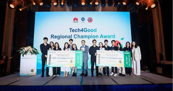 Đội sinh viên Việt Nam giành giải nhất cuộc thi khởi nghiệp Tech4Good khu vực châu Á – Thái Bình Dương nhờ dự án hỗ trợ tìm kiếm người gặp nạn trong lũ