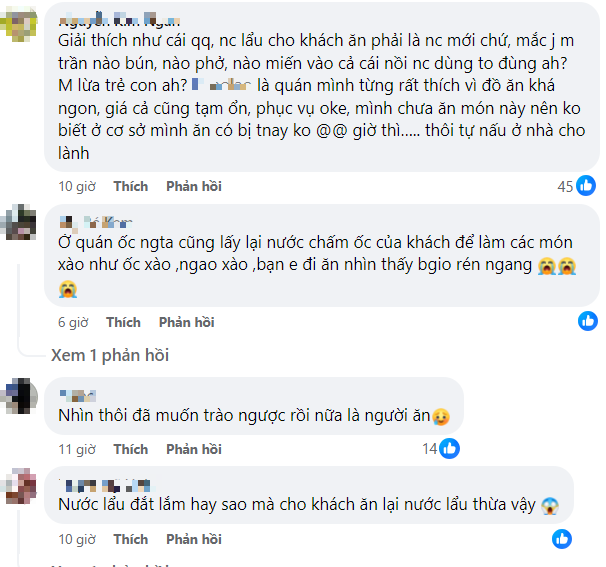 Trải nghiệm đáng sợ của 2 mẹ con tại quán đồ ăn Lào với nồi lẩu tomyum đầy vụn mì tôm, hủ tiếu và miến - Ảnh 5