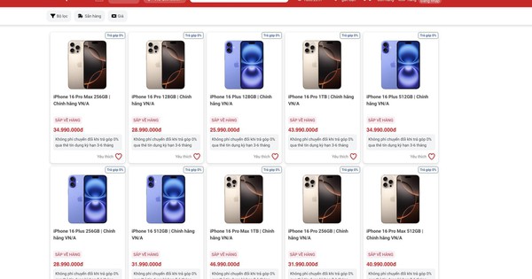 iPhone 16 series giá từ 23 triệu, mở bán tại Việt Nam ngày 27/9