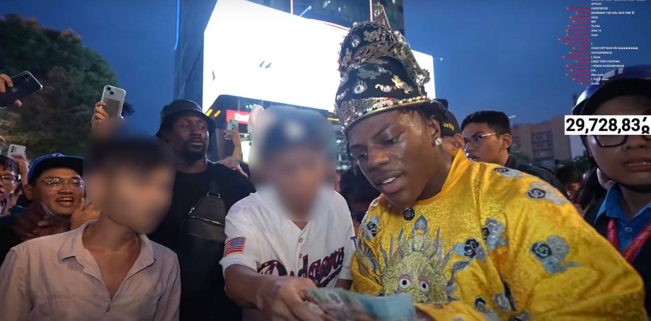 Dân mạng vẫn không ngừng bức xúc vì streamer nổi tiếng IshowSpeed bị “hét giá” 2,5 triệu đồng thuê xe thăng bằng tại phố đi bộ - Ảnh 2