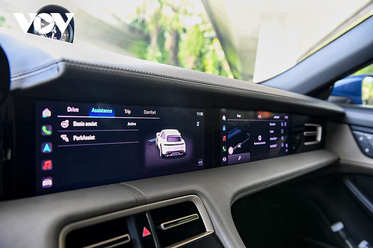 Ảnh chi tiết xe thuần điện Porsche Taycan Cross Turismo trên đường phố Việt Nam - Ảnh 11