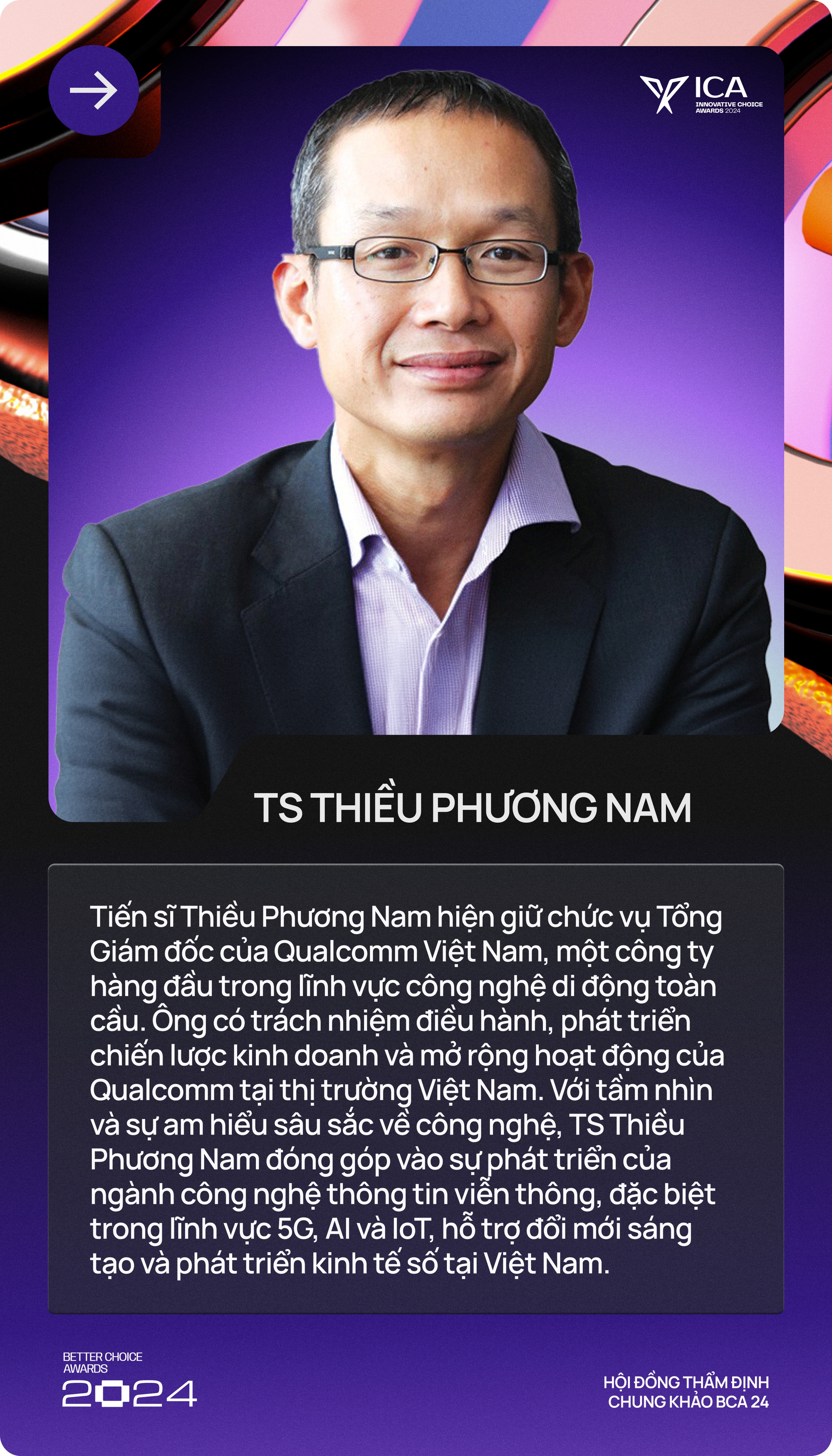 26 thành viên Hội đồng Better Choice Awards 2024: Từ nhà khoa học trong top thế giới đến Tổng Giám đốc Qualcomm, Giám đốc chiến lược VinAI, … - Ảnh 2