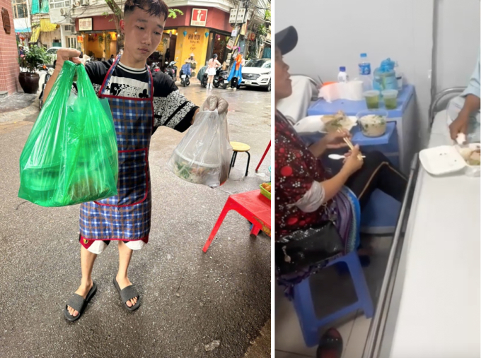 Chủ quán "phở bay" nổi tiếng Hà Nội chuyển sang làm "phở treo": Mang cả vào bệnh viện cứu trợ, miễn phí cho bà con suốt mùa bão - Ảnh 4