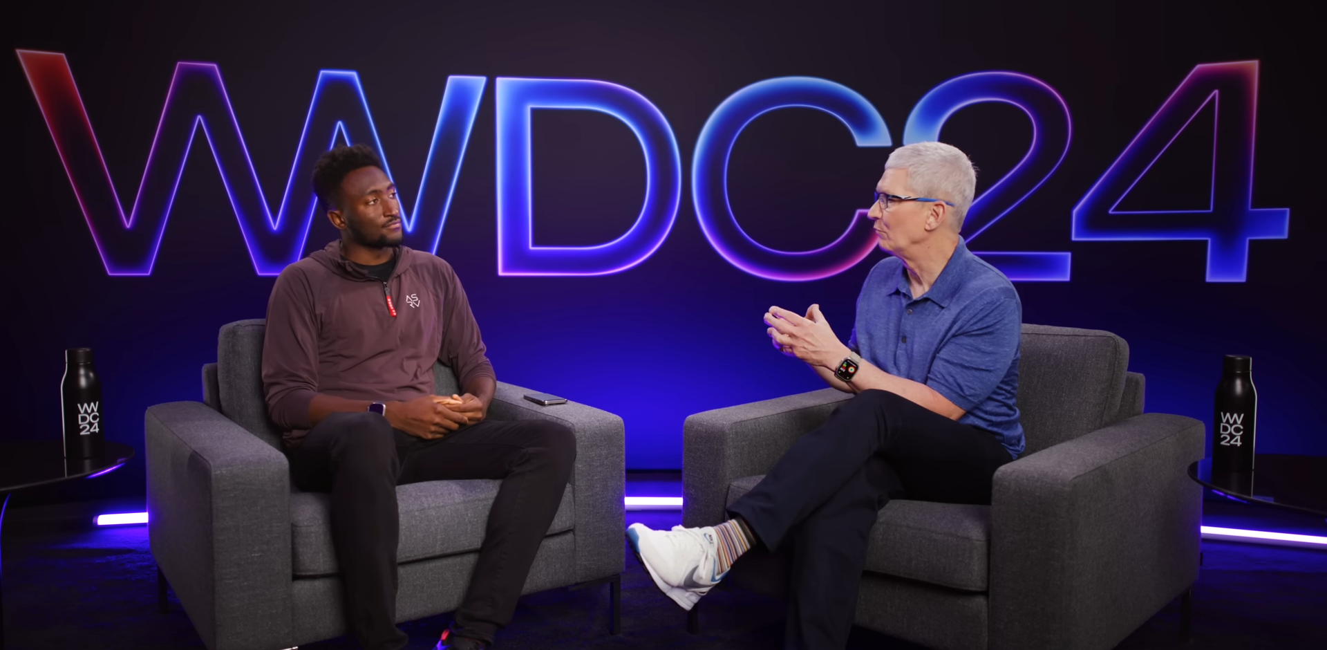 Định dùng Galaxy S24 Ultra trước mặt Tim Cook, YouTuber nổi tiếng MKBHD bị Apple "nhắc khéo" - Ảnh 1