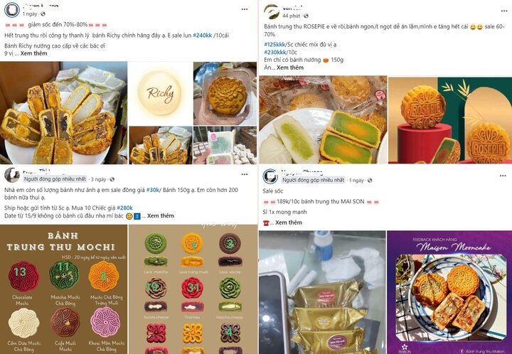 Chợ mạng chạy đua xả bánh Trung Thu giá siêu rẻ - Ảnh 1