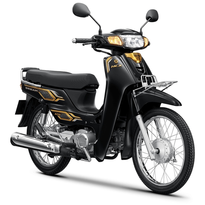 Honda Dream bản mới vừa về đại lý Việt: Chạy 50km/lít xăng, ánh vàng sang trọng, công nghệ hoài cổ - Ảnh 6