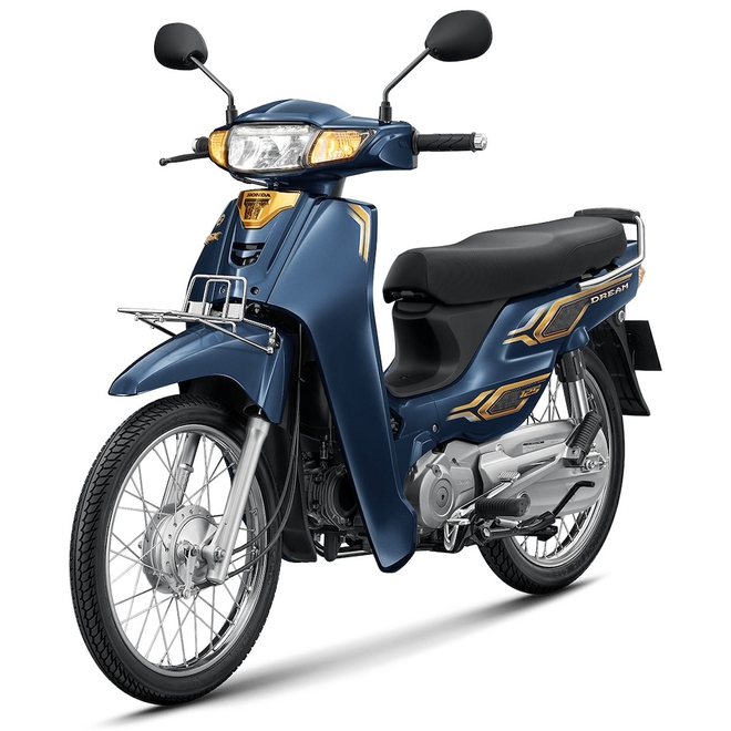 Honda Dream bản mới vừa về đại lý Việt: Chạy 50km/lít xăng, ánh vàng sang trọng, công nghệ hoài cổ - Ảnh 5