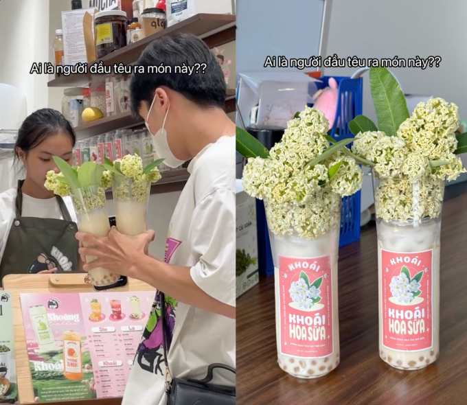 Chưa đủ ám ảnh mùi hoa sữa, nhiều nơi thẳng tay cho vào đồ ăn, nước uống khiến dân tình nhìn thôi đã muốn "nín thở online" - Ảnh 2