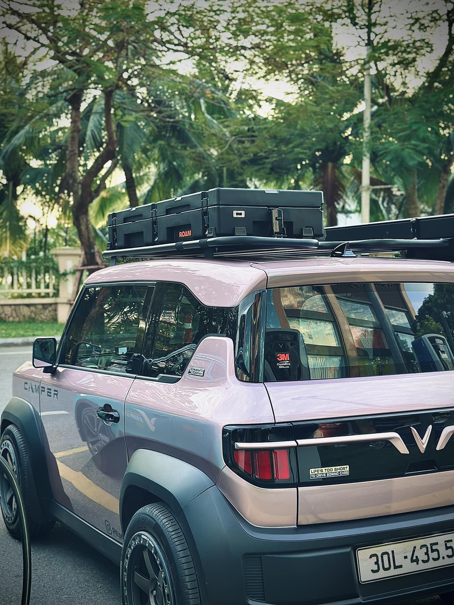 Loạt VinFast VF 3 độ độc của dân chơi Việt: Nhiều chiếc hầm hố kiểu Defender, có chiếc chơi loa khủng, tiền đồ trăm triệu - Ảnh 3