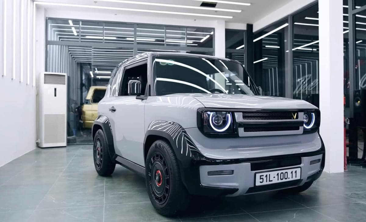 Loạt VinFast VF 3 độ độc của dân chơi Việt: Nhiều chiếc hầm hố kiểu Defender, có chiếc chơi loa khủng, tiền đồ trăm triệu - Ảnh 12