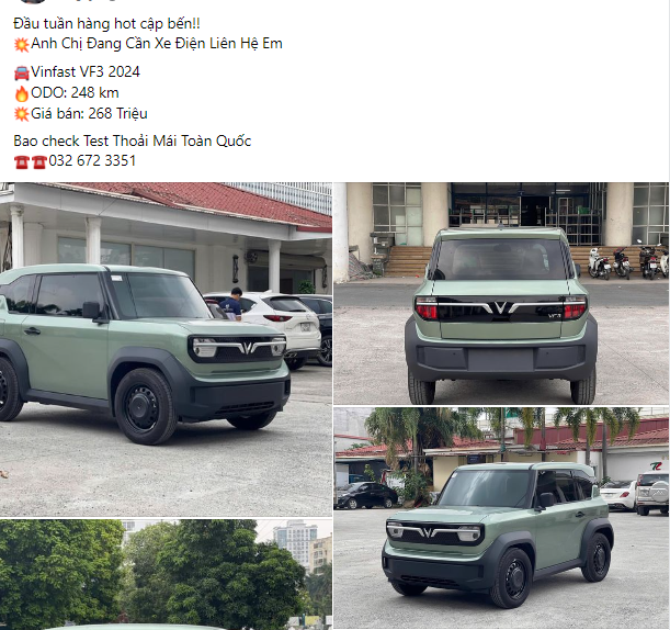 VinFast VF 3 chạy 200 km rao bán với giá khó tin, cư dân mạng: 'Thà cố đợi sang năm có xe mới' - Ảnh 4