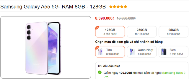 'Bom tấn tầm trung' từng bán chạy top 10 toàn cầu, vượt mặt Galaxy S24: Giá giảm chỉ còn hơn 8 triệu - Ảnh 3
