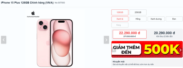 Mẫu iPhone đời cũ "chip khỏe, pin khủng" không thua iPhone 16 Plus: Đang giảm đậm 5 triệu trong tháng 10 - Ảnh 2