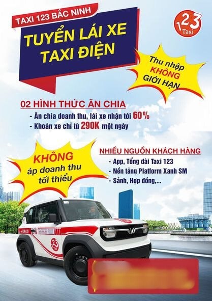 Lộ giá taxi điện mini VinFast VF 3: Thấp nhất từ 5.800 đồng/km, tài xế hưởng 60% doanh thu, thu nhập tối đa 18 triệu đồng/tháng - Ảnh 3