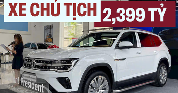 VW Teramont President về đại lý: Giá 2,4 tỷ đồng, hàng 2 ghế 'chủ tịch', có ADAS, giới hạn 88 xe trong năm 2024