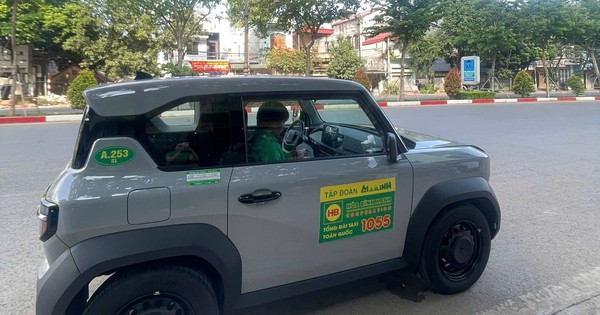 Xuất hiện chiếc VinFast VF 3 đầu tiên của ông Phạm Nhật Vượng chạy dịch vụ taxi Mai Linh?