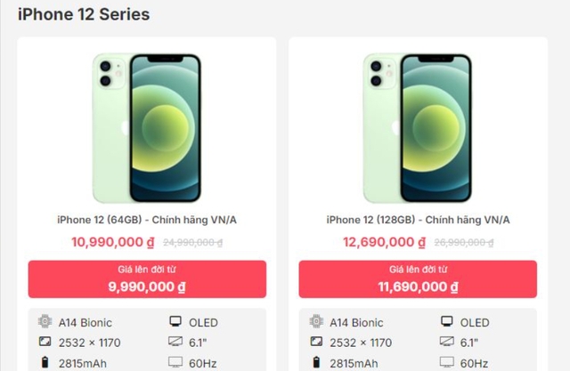 Mẫu iPhone 5G đầu tiên của Apple đang bán với giá cực rẻ, giảm đến 14 triệu đồng - Ảnh 1