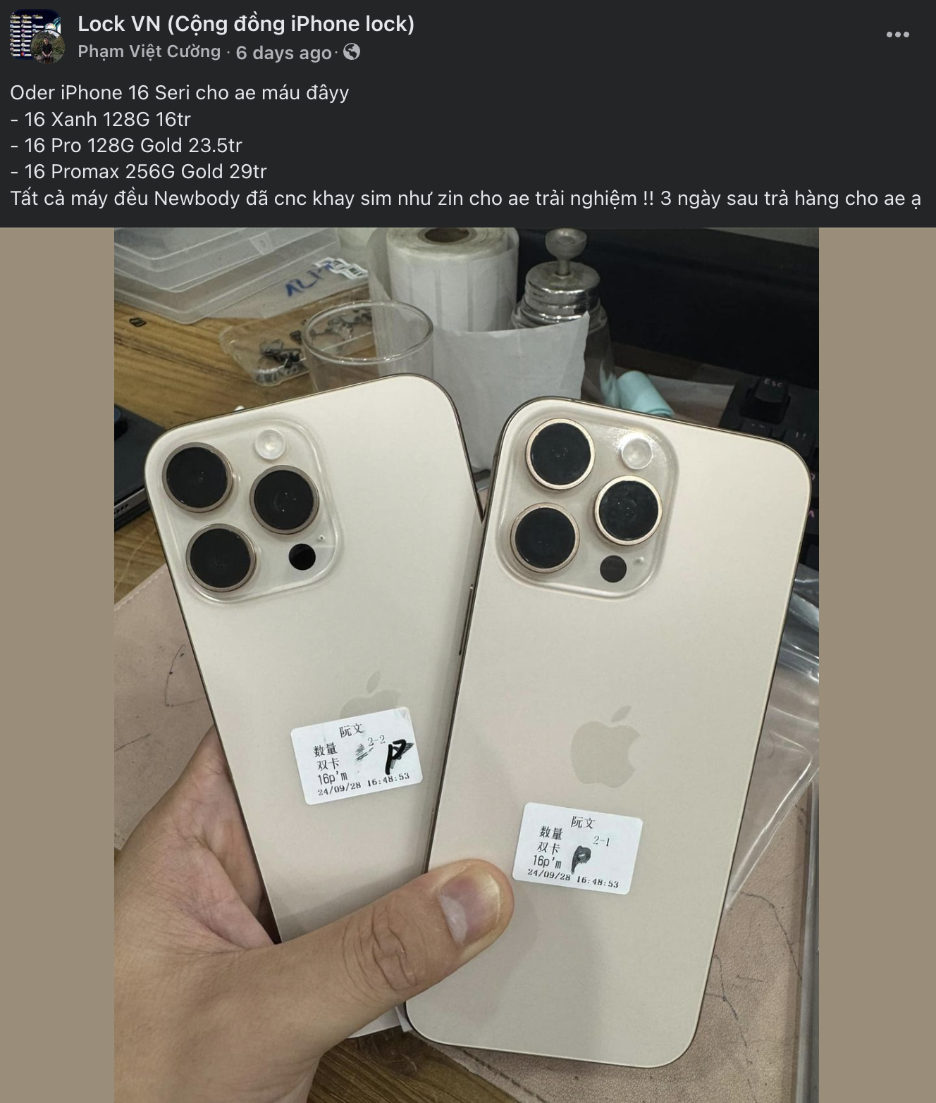 iPhone 16 Pro Max bản khóa SIM tràn về Việt Nam, giá rẻ hơn 7 triệu đồng - Ảnh 2