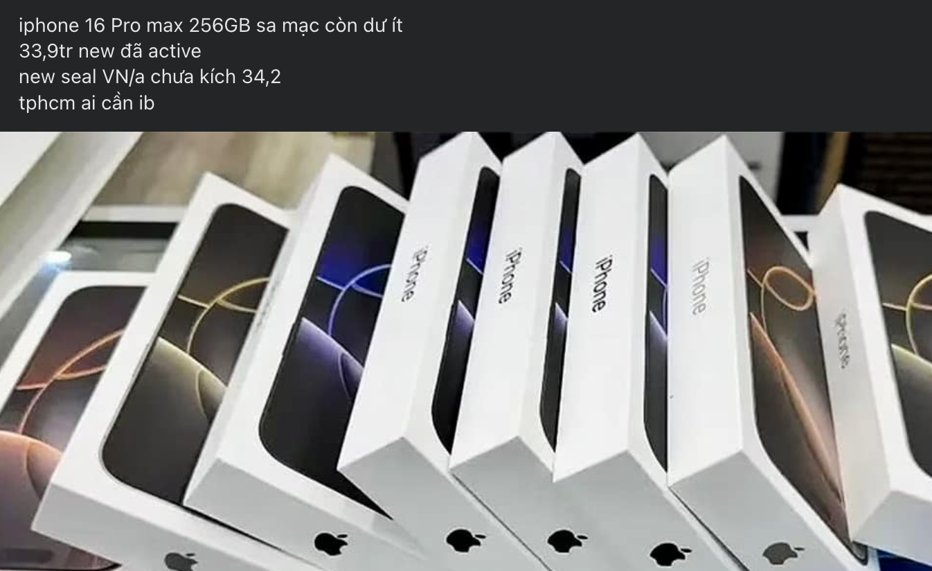 Giá iPhone 16 Pro Max màu vàng liên tục thiết lập đáy mới trên thị trường "chợ đen" - Ảnh 3
