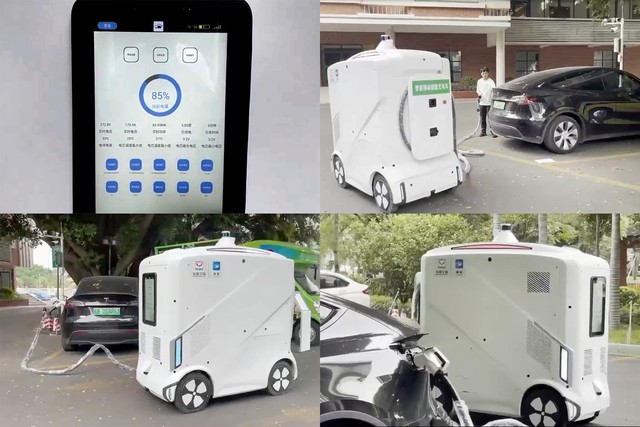 Trung Quốc tung ra 'cục sạc di động' cho ô tô điện, có thể di chuyển tự do mà không cần người điều khiển - Ảnh 3