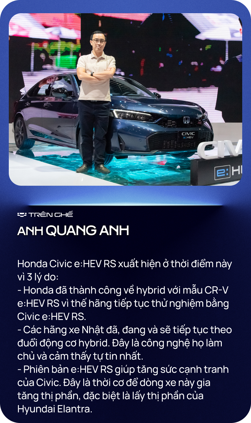 [Trên Ghế 33] ‘999 triệu nhấc Honda Civic e:HEV RS khỏi phân khúc sedan C, bước vào nhóm xe chơi như Jimny’ - Ảnh 2