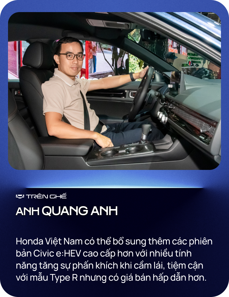 [Trên Ghế 33] ‘999 triệu nhấc Honda Civic e:HEV RS khỏi phân khúc sedan C, bước vào nhóm xe chơi như Jimny’ - Ảnh 6