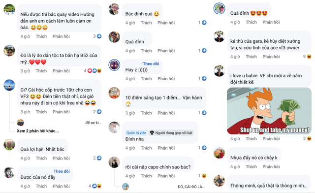 Không cần 10 triệu độ cốp trước, chủ VinFast VF 3 chế bằng thùng nhựa làm dân mạng trầm trồ: Quá lợi hại! - Ảnh 3