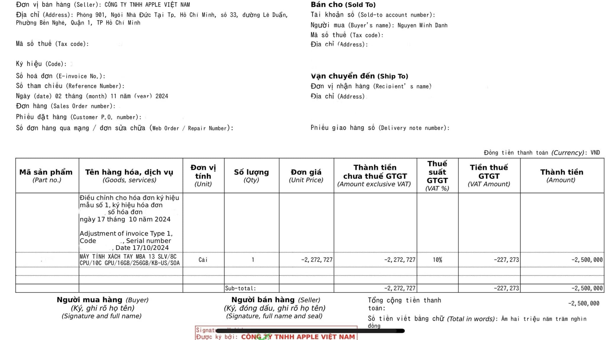 Apple hoàn tiền cho người Việt “mua hớ” MacBook Air giá đắt - Ảnh 2