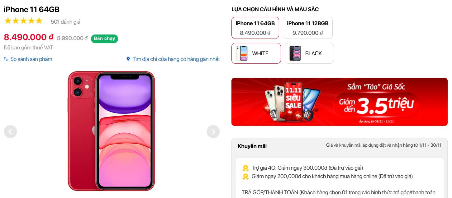 Một mẫu iPhone đang giảm hơn 13 triệu, giá bán chỉ từ 8 triệu đồng - Ảnh 3