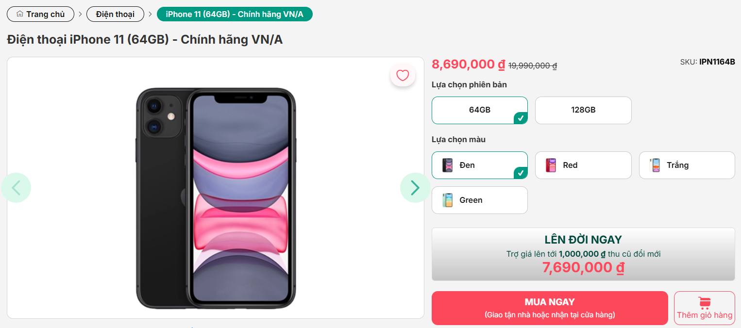 Một mẫu iPhone đang giảm hơn 13 triệu, giá bán chỉ từ 8 triệu đồng - Ảnh 4